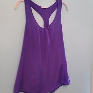 Ladies' tank top in purple